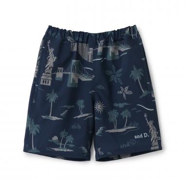 【セットアップ可】【水陸両用】総ガラショートパンツ