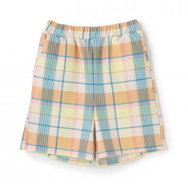 のびっとカットツイル柄ショートパンツ