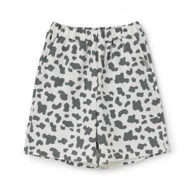 のびっとカットツイル柄ショートパンツ