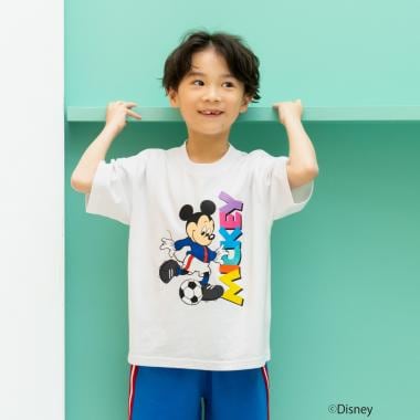 【親子リンク】【Disney】サッカーTシャツ