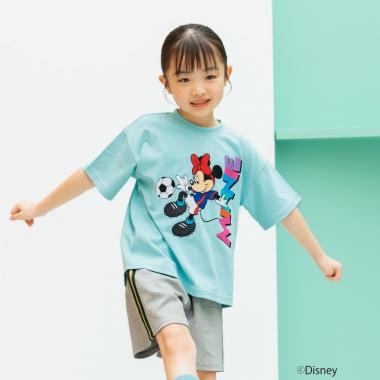 【親子リンク】【Disney】サッカーTシャツ