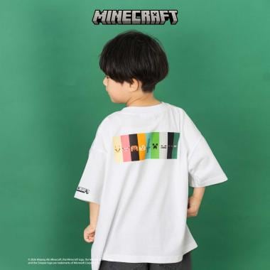 【マインクラフト】スクエアアイコンフェイスTシャツ
