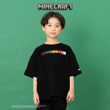 【マインクラフト】スクエアアイコンフェイスTシャツ