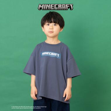 【マインクラフト】アイコンブロックバックTシャツ