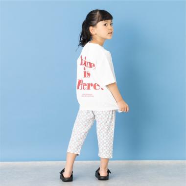 【綿100】【365D】メッセージバックBIGロゴTEE