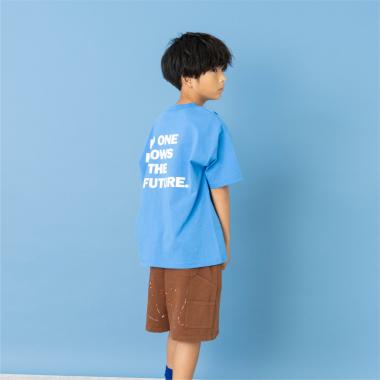 【綿100】【365D】メッセージバックBIGロゴTEE