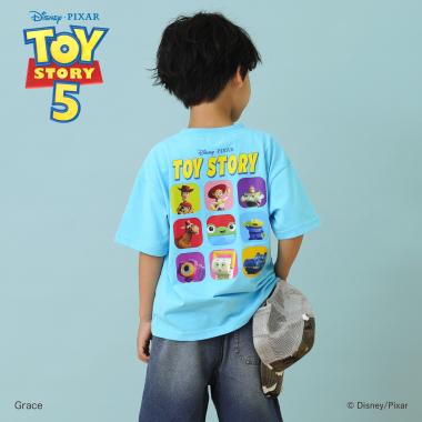 【DISNEY/PIXAR】トイ・ストーリー/集合アート ワイド半袖Tシャツ