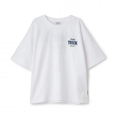 【親子リンク】バックロゴ刺繍ビック半袖TEE