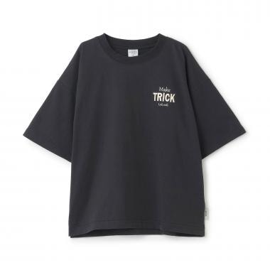 【親子リンク】バックロゴ刺繍ビック半袖TEE