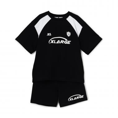 【人気商品再入荷】【直営店で取り扱い無し】ユニフォーム風半袖セットアップ