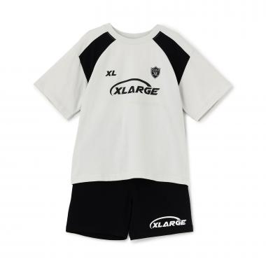 【人気商品再入荷】【直営店で取り扱い無し】ユニフォーム風半袖セットアップ