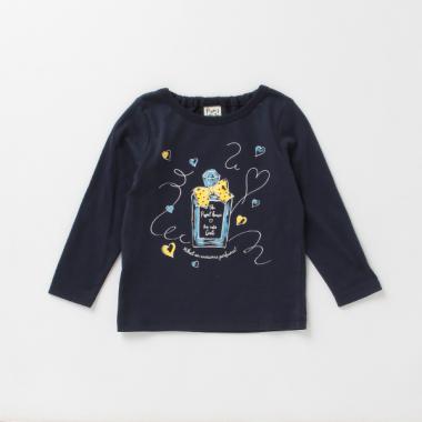 コロンリボンプリントTシャツ