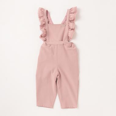 肩フリルサロペット