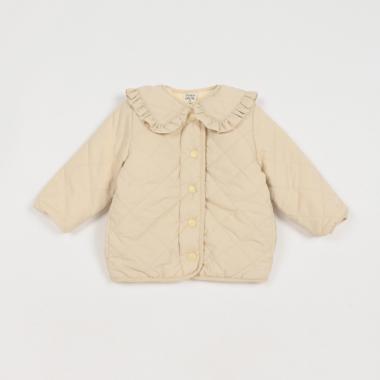 キルト衿つきブルゾン