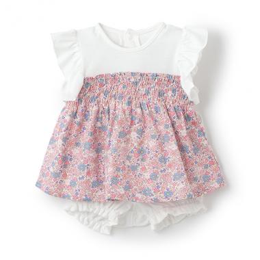 花柄半袖チュニック＋ブルマセット