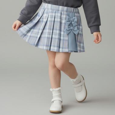 チェックプリーツスカート