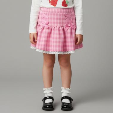 編み上げりぼんスカート