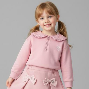 セーラー衿ハーフZIP