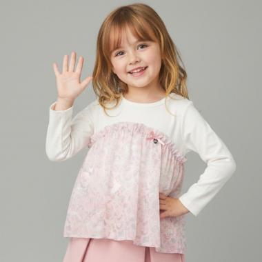 ユニコーンモチーフドッキングTシャツ