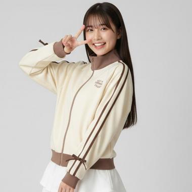 【milky coast】袖ライントラックジャケット