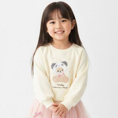 アニマルモチーフフリルトレーナー