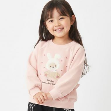 アニマルモチーフフリルトレーナー