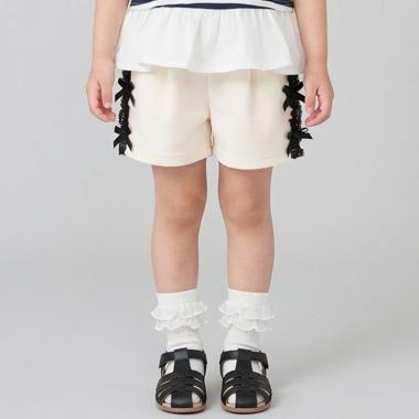 サイドレースショートパンツ