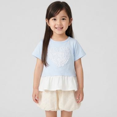 刺しゅうレースバルーンパンツ