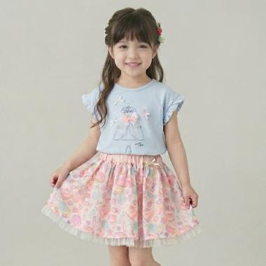 オリジナルプリントシフォンスカート