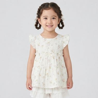 花柄チュニック