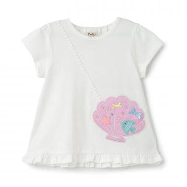 シェルポシェット風トロンプルイユTシャツ