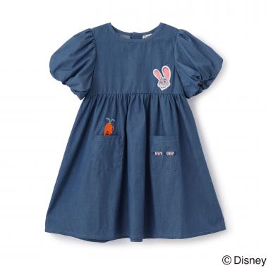 【ズートピア】パフスリーブワンピース