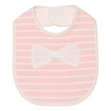 レースリボンつきボーダースタイ