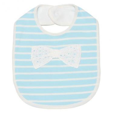 レースリボンつきボーダースタイ