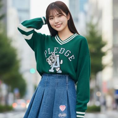 【エンジェルブルー】ナカムラくんチルデンセーター