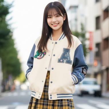 【エンジェルブルー】キャップナカムラくんスタジャン