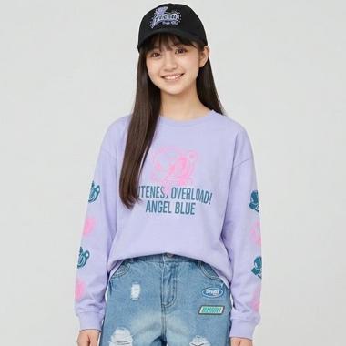 【エンジェルブルー】ナカムラ袖プリントTシャツ