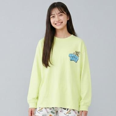 【エンジェルブルー】バックプリントルーズT