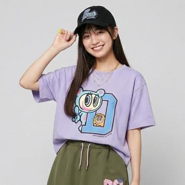 【エンジェルブルー】レタードTシャツ