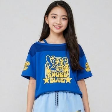 【エンジェルブルー】ナカムラくんオフショルゲームシャツ