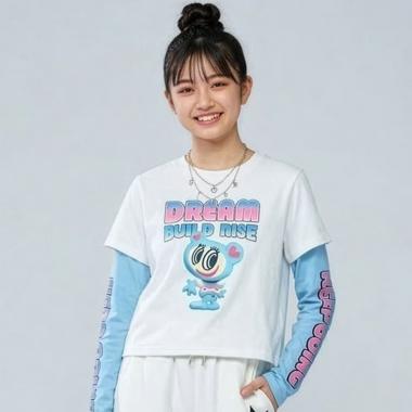 【エンジェルブルー】ナカムラくんレイヤード風Tシャツ