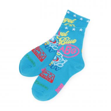 【エンジェルブルー】携帯ナカムラくんソックス