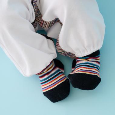 シグネチャーストライプベビーソックス