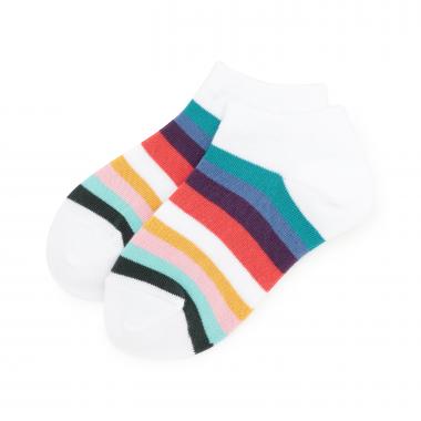 アーティストストライプショートソックス