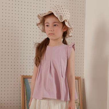 【型崩れしないやわらかコットン】フリル＆ギャザーデザインTシャツ