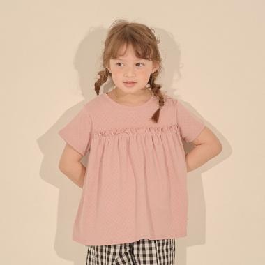 【ふんわりフラワーメッシュ】Love Ribbonsデザイントップス