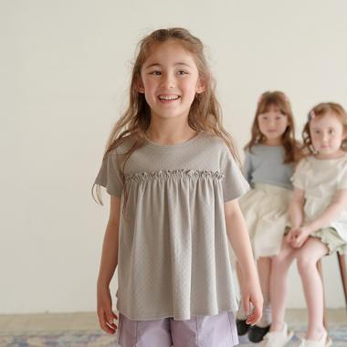 【ふんわりフラワーメッシュ】Love Ribbonsデザイントップス