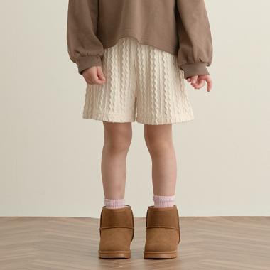 ジャガードニットソーショートパンツ