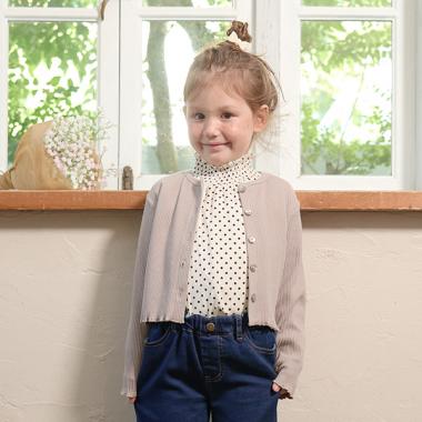 【万能アイテム】ふりふりメローテレコカーディガン