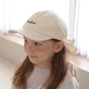 アソートロゴ刺しゅうリボンキャップ